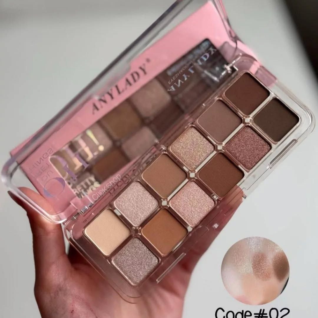 پالت سایه 12 رنگ پینترستی