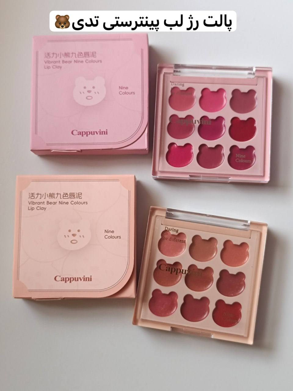 پالت رژ لب پینترستی